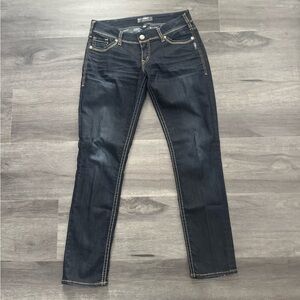 Silver Jeans Co. Indigo Denim with Contrast Stitching